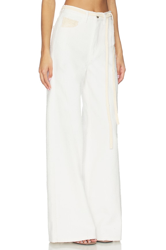 view 2 of 6 PANTALON MAJA in White
