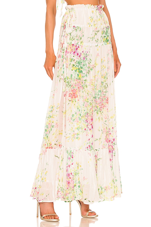 view 2 of 4 INES スカート in White Floral