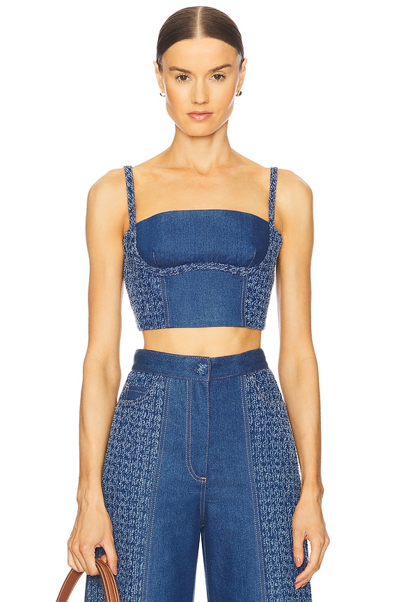 view 1 of 4 BLUSA SIN MANGAS TATE in Dark Blue
