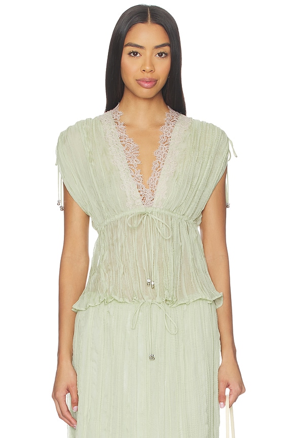 view 1 of 4 Sandi Top in Aloe Vera