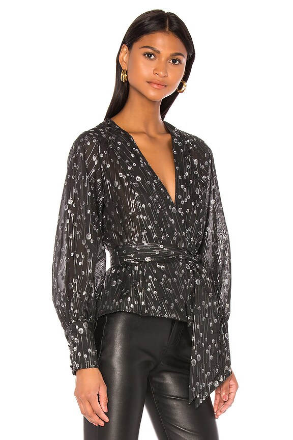 view 2 of 5 Celeste Blouse in Silver Black