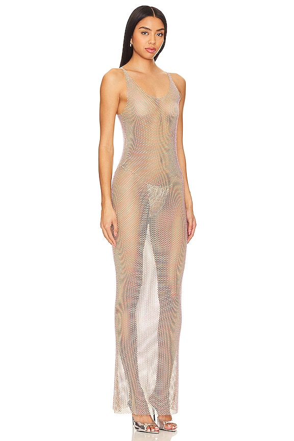 view 2 of 4 ROBE MAXI SYDNEY in Peach Nude