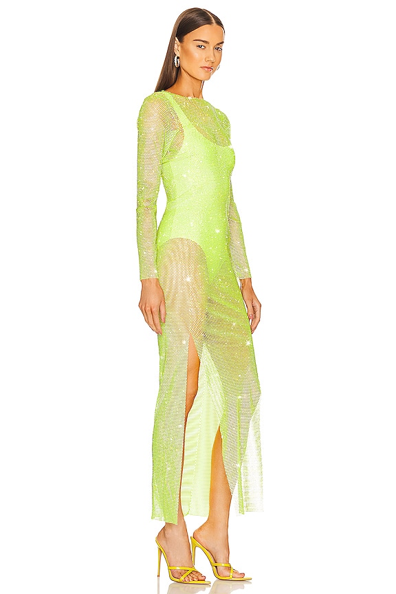 view 2 of 4 ROBE MAXI DIAMONDS in Green