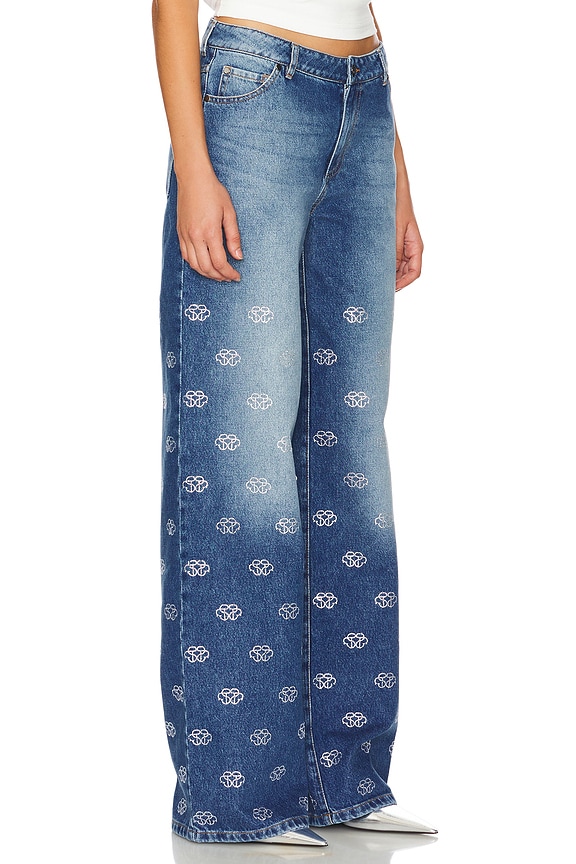 view 2 of 6 Monogram Jeans in Blue