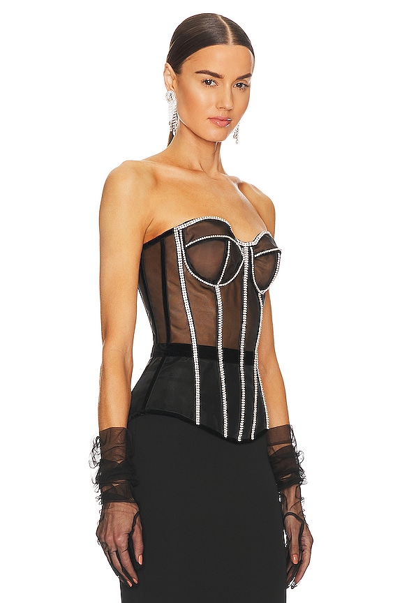 view 2 of 5 КОРСЕТ in Black