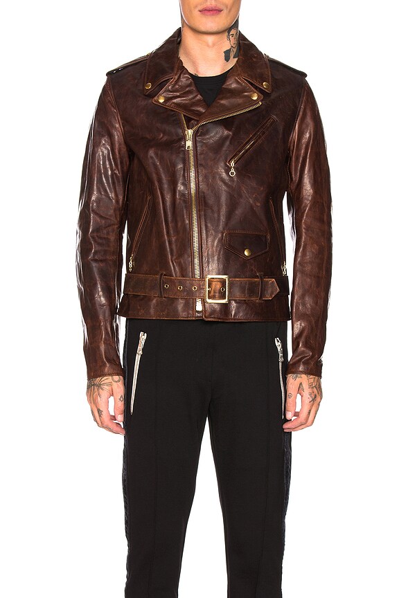 view 2 of 6 BLOUSON PERFECTO in Brown