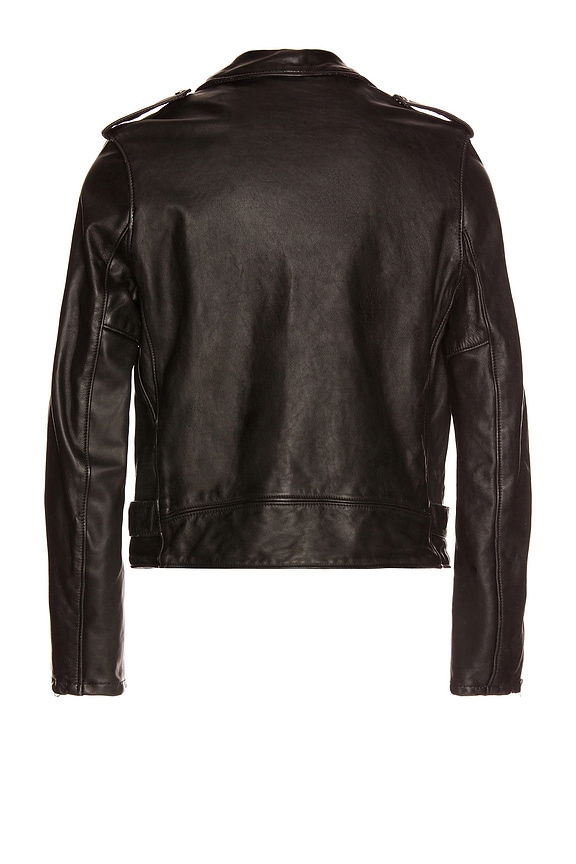 view 2 of 3 Vintage Fit Moto Jacket in Black