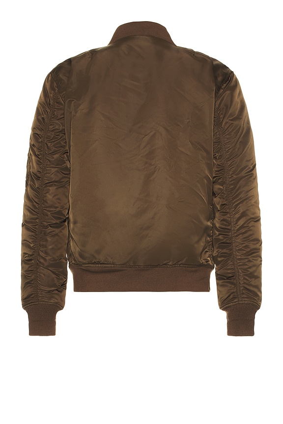 view 2 of 6 Nylon Flight Jacket in Brown