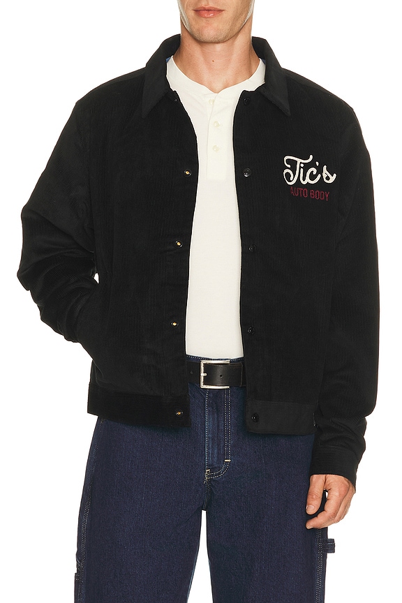view 2 of 5 Corduroy Mechanics Jacket in Black