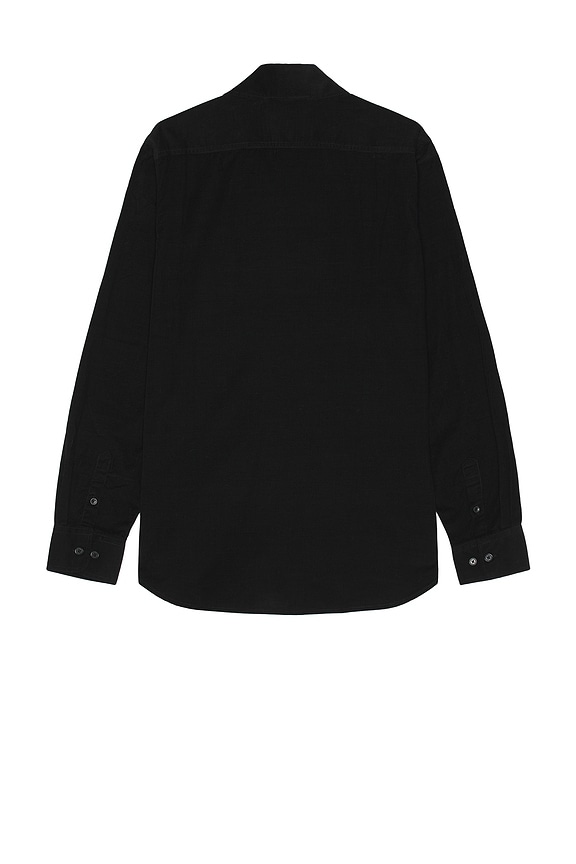 view 2 of 3 Pinwale Button Up Shirt in Black