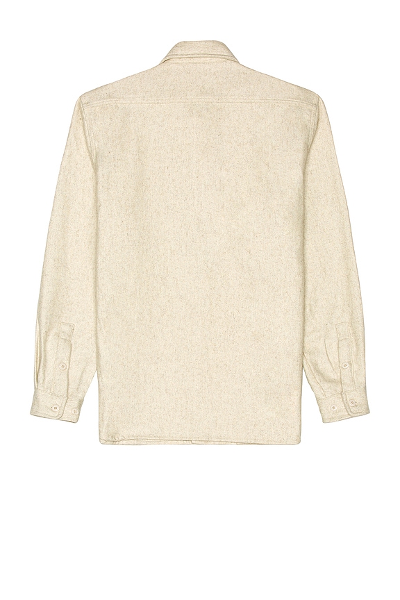 view 2 of 3 CPO Wool Shirt in Oatmeal
