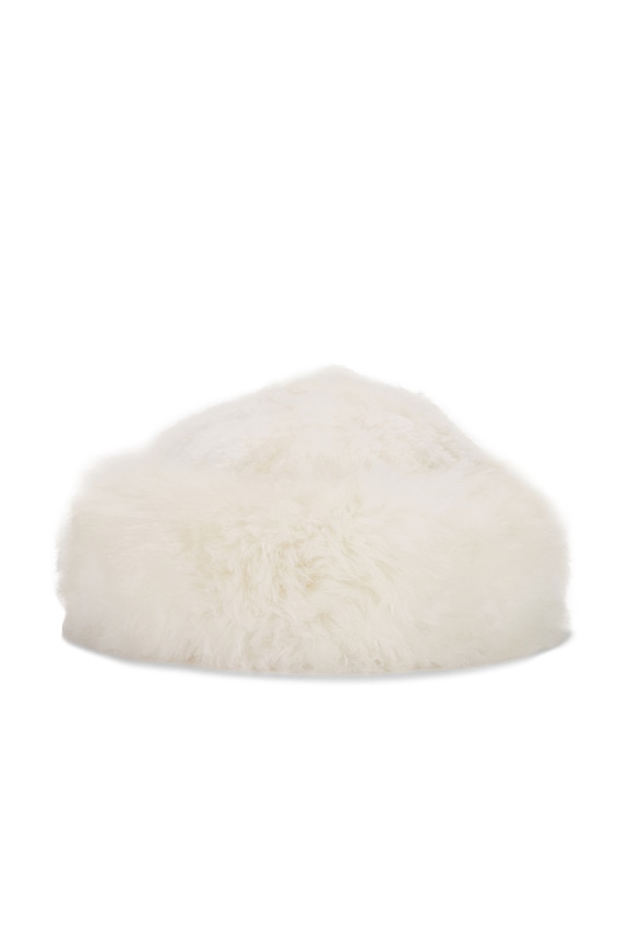 view 2 of 3 Harper Fur Hat in Cream