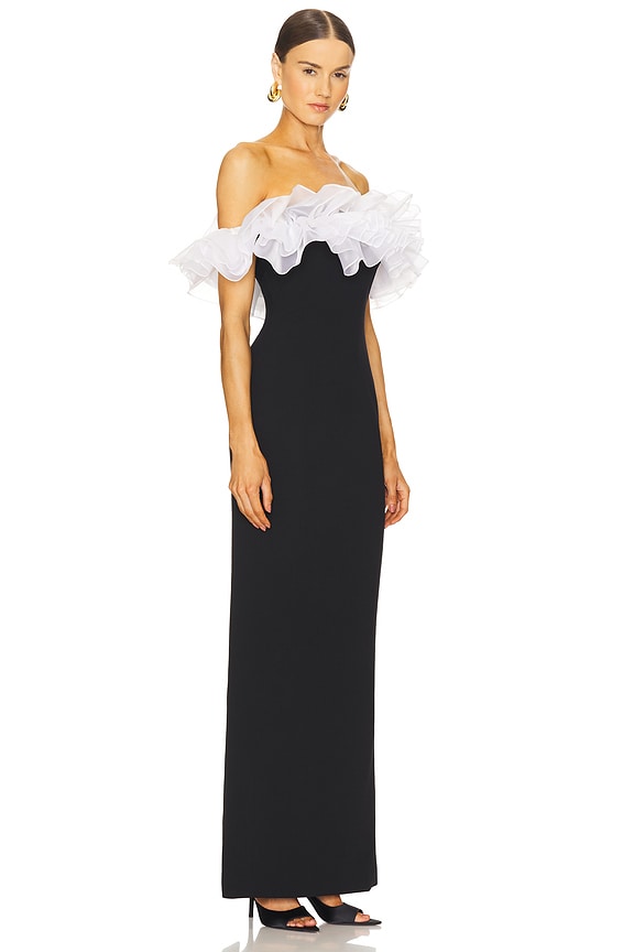 view 2 of 3 Sasha Maxi Dress in Black & White