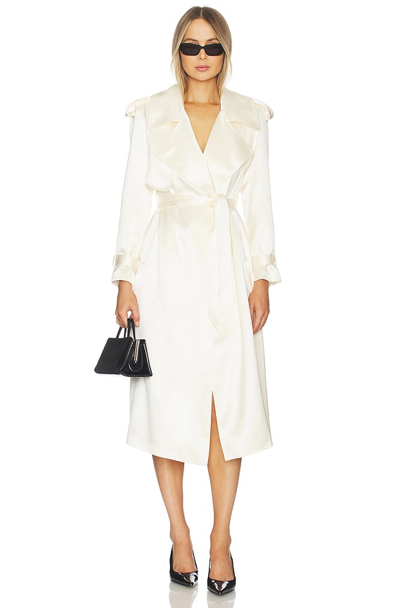 view 2 of 4 IMPERMÉABLE OLIVIA in Cream