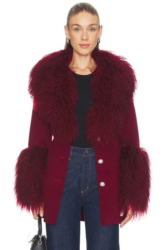 view 2 of 5 ABRIGO MIMI in Burgundy