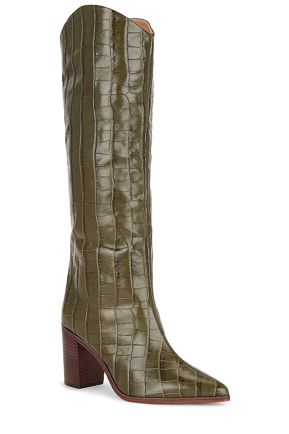 view 2 of 5 BOTTINES ANALEAH in Militar Green