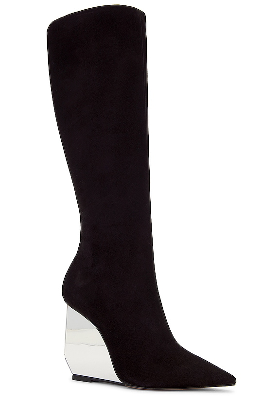 view 2 of 5 Asya Mirror Up Boot in Black