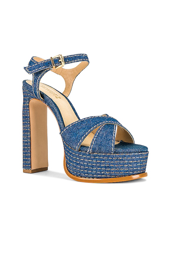 view 2 of 5 Keefa High Casual Sandal in Blue