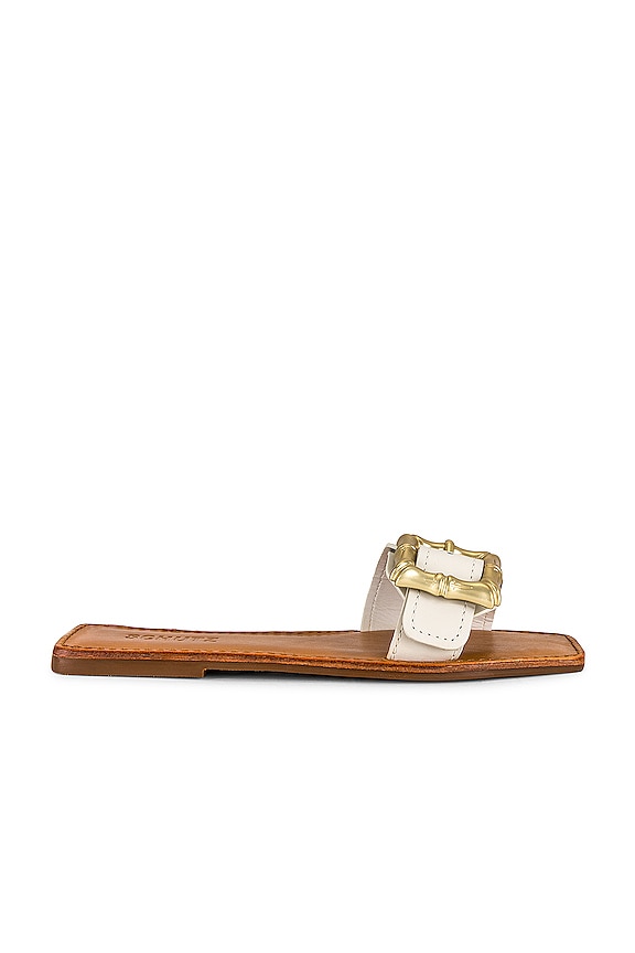view 1 of 5 Enola Flat Sandal in Pearl