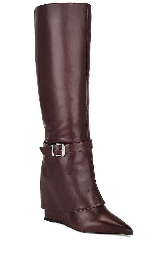 view 2 of 5 BOTTES HAUTES JORIAN in Dark Chocolate