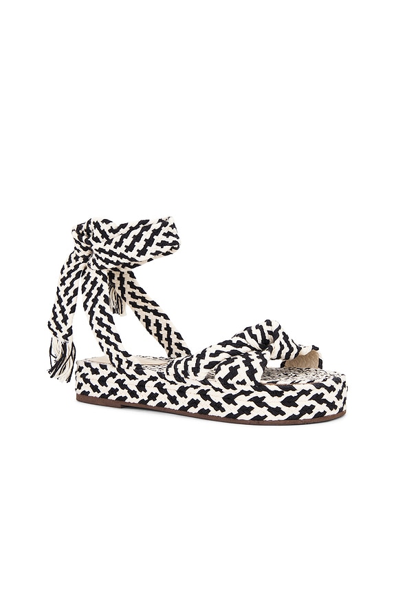 view 2 of 5 SANDALIA JONI in Black & Cru