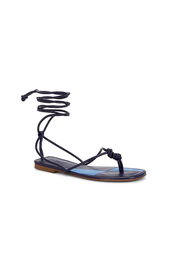 view 2 of 5 Poppy Flat Sandal in Midnight Blue