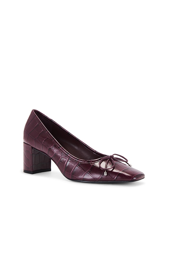 view 2 of 5 Arissa Pump in Merlot Wine