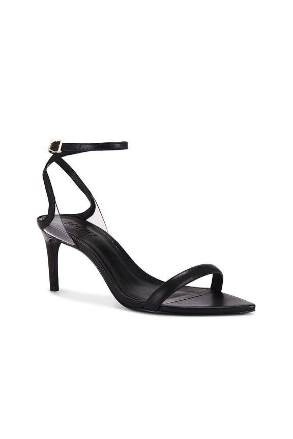 view 2 of 5 Skye Sandal in Black & Transparente