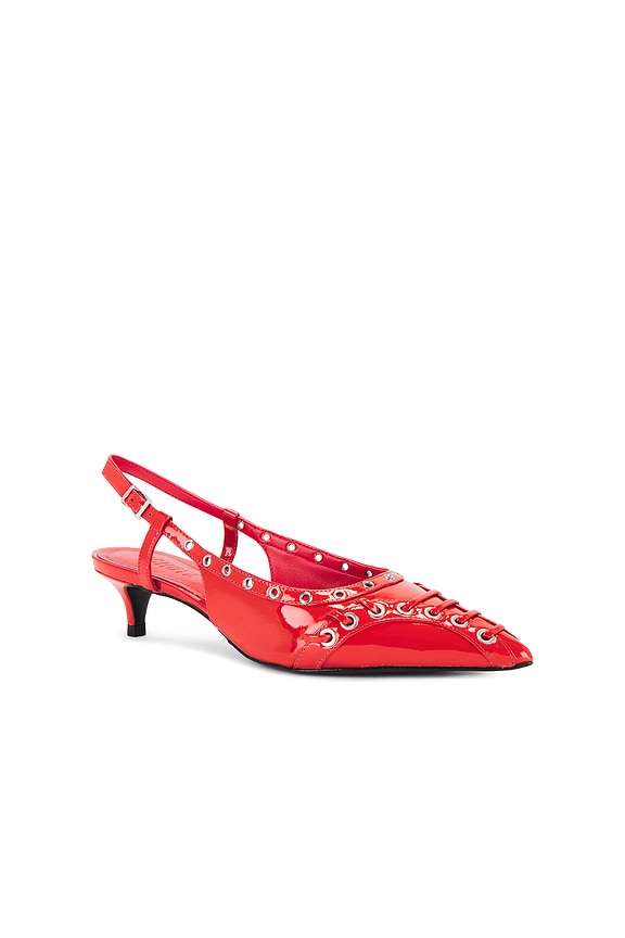 view 2 of 5 Ruth Heel in Flame Scarlet