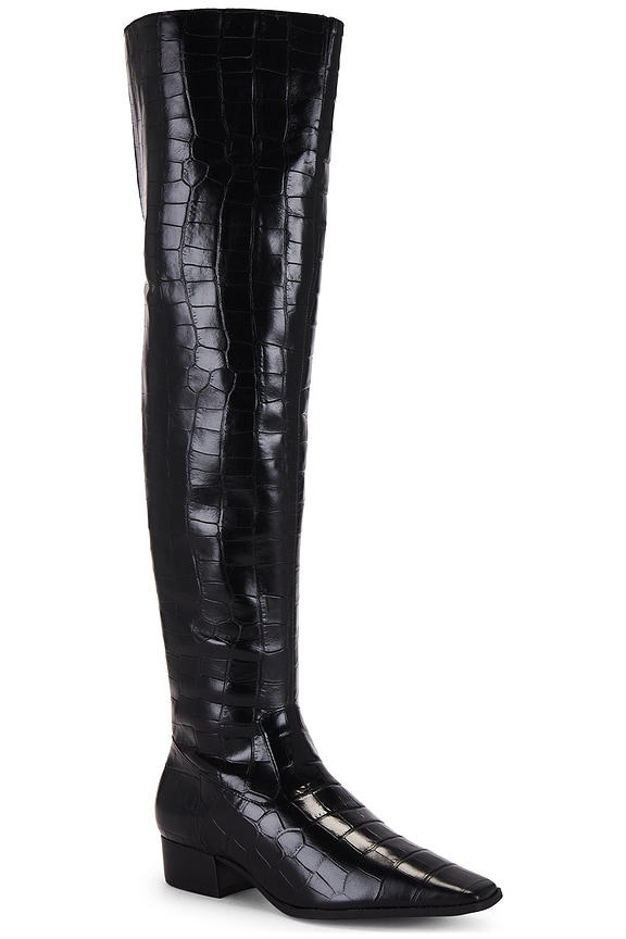 view 2 of 5 Helena Over The Knee Boot in Black