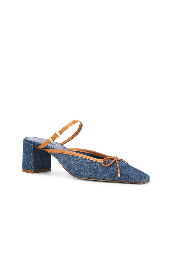 view 2 of 5 Arissa Block Mule in Blue