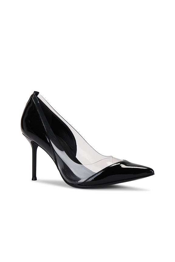 view 2 of 5 Andie Pump in Black & Transparente