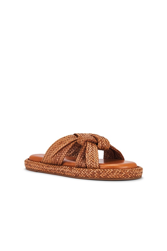 view 2 of 5 Kali Flat in Cuoio Brown