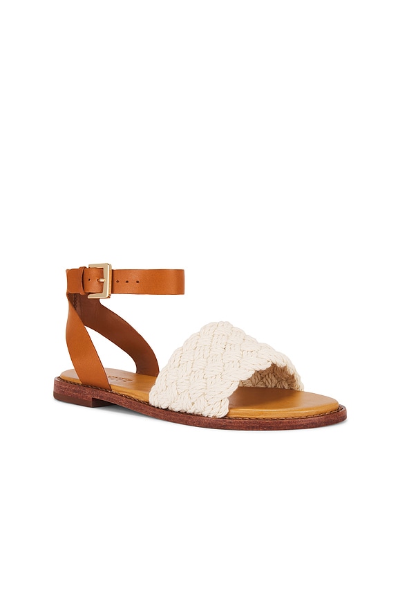 view 2 of 5 Isabel Flat Sandal in Cru