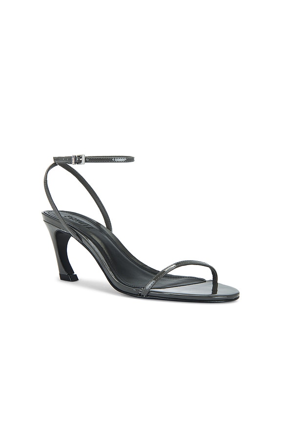 view 2 of 5 Siena Curve Mid Sandal in Dark Gray