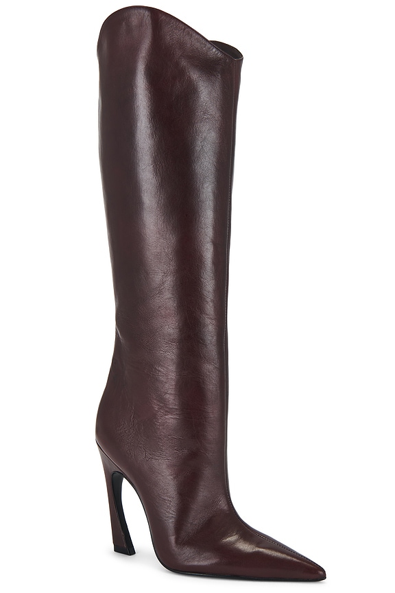 view 2 of 5 Maryann Up Curve Boot in Vino