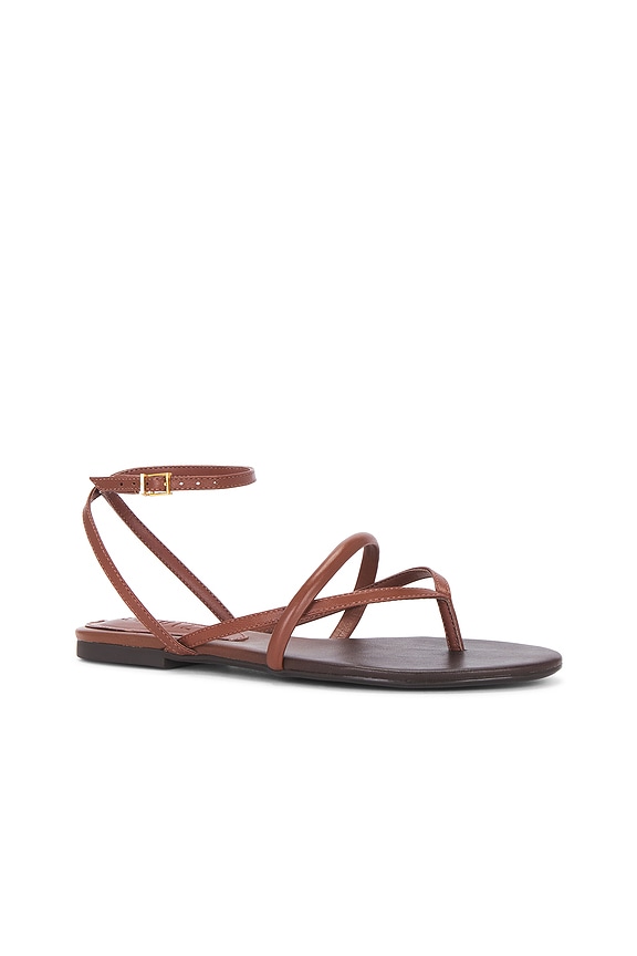view 2 of 5 Diana Flat Sandal in Desert Brown