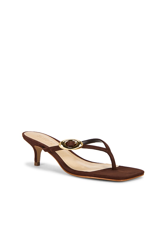 view 2 of 5 SANDALIA MIRIAM in Chestnut Brown