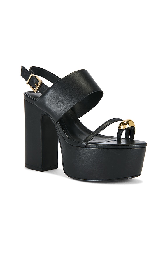 view 2 of 5 SANDALIA MANDY PLATFORM in Black