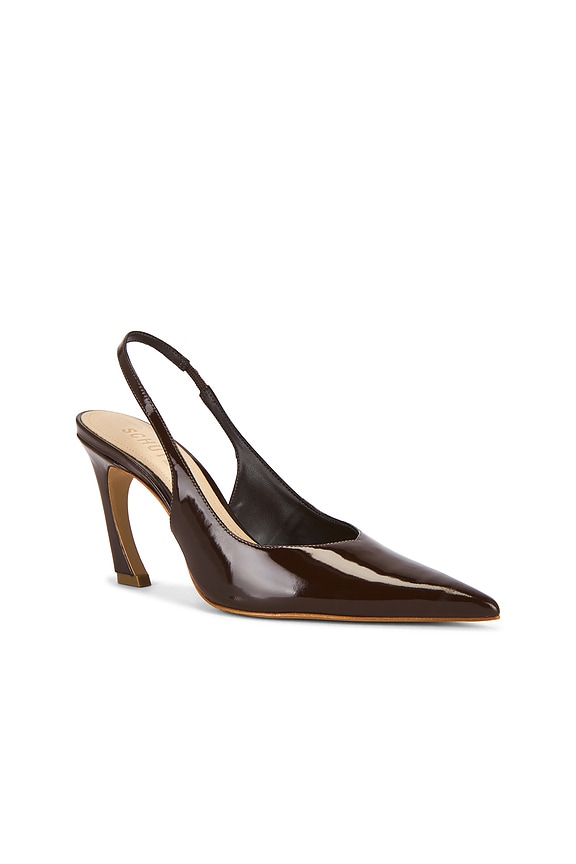 view 2 of 5 Lexi Mid Slingback Pump in Chestnut Brown