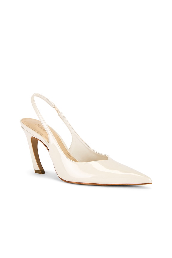 view 2 of 5 Lexi Mid Slingback Pump in Sugar White