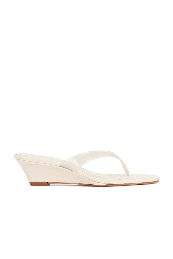 view 1 of 5 SANDALIA ROSLYN WEDGE in Sugar White