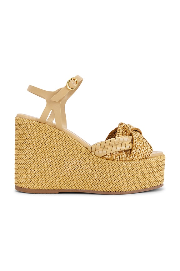 view 1 of 5 Serena Sandal in Light Wood