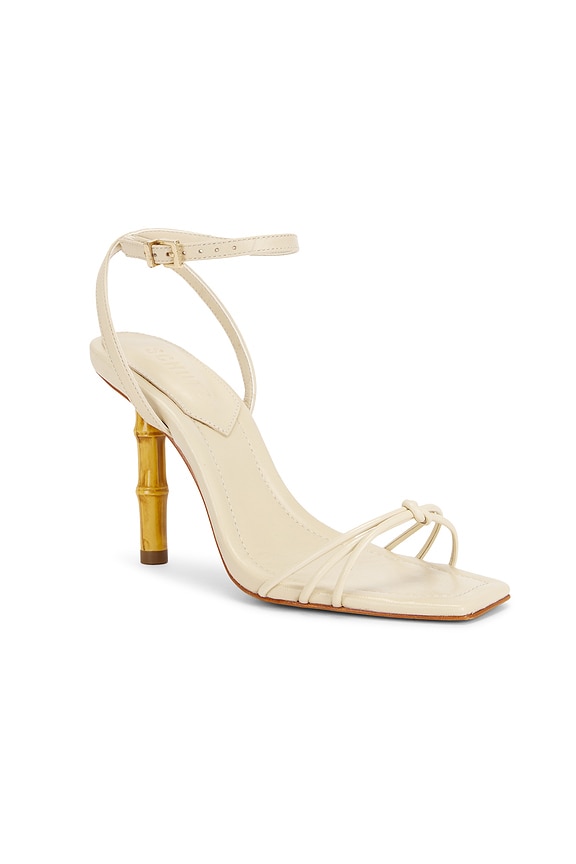 view 2 of 5 Haven Bamboo Sandal in Egg Shell