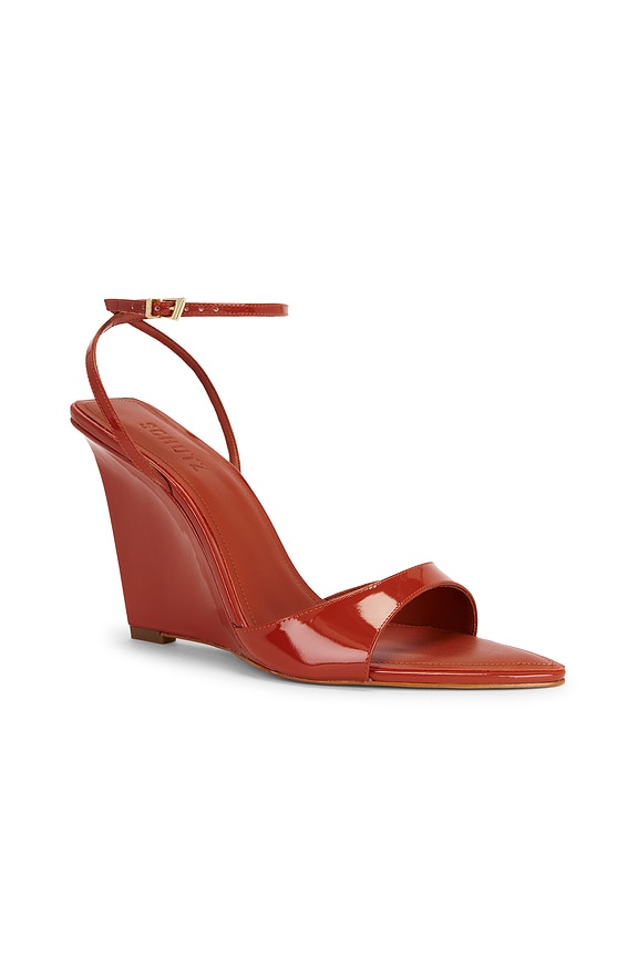 view 2 of 5 Elodie Wedge Sandal in Sunset Ochre