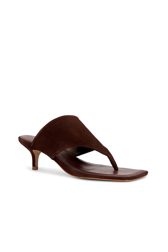 view 2 of 5 SANDALES SAGE MID STILETTO in Root Brown