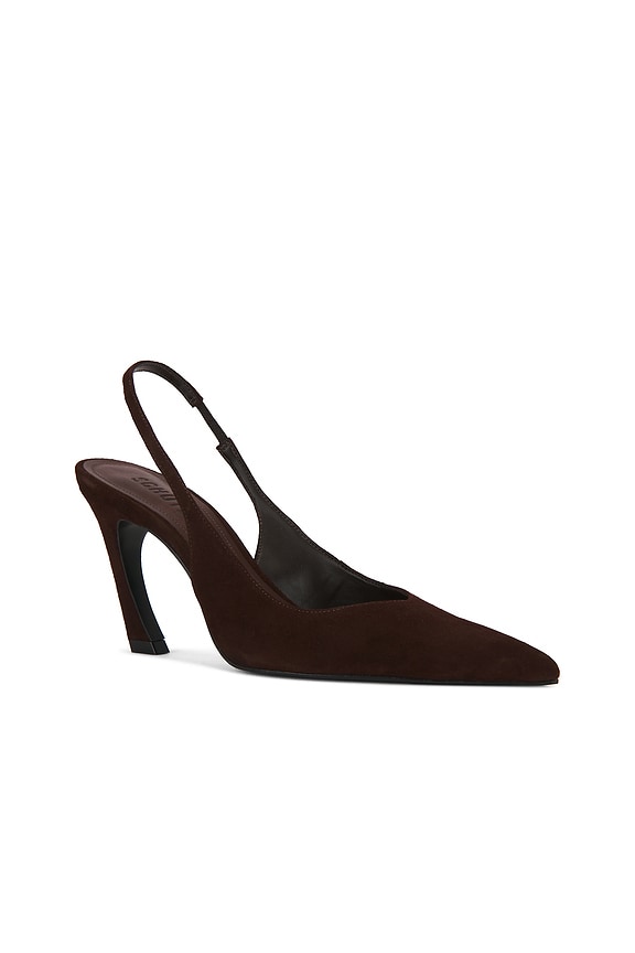 view 2 of 5 TACÓN LEXI SLINGBACK in Maplewood Suede