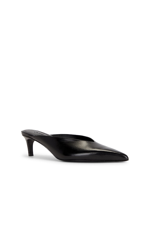 view 2 of 5 TACÓN LOREN MID MULE in Black