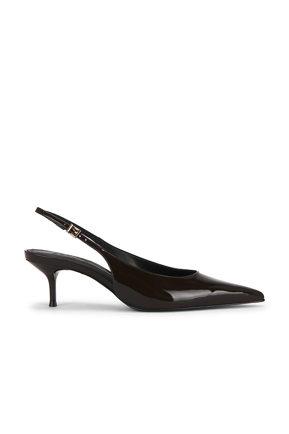 view 1 of 5 ESCARPIN PAOLA MID SLINGBACK in Dark Brown