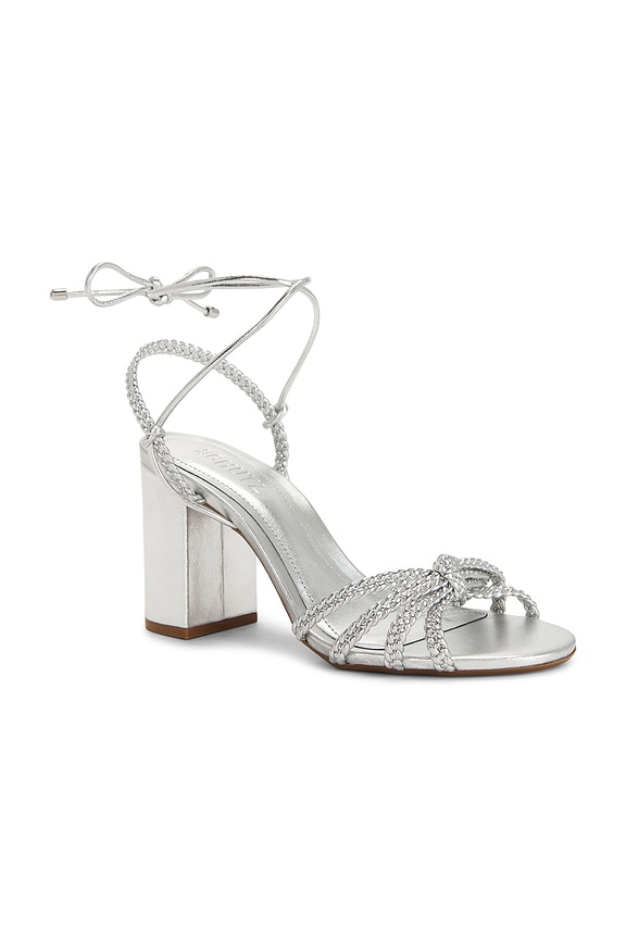 view 2 of 5 Adele Block Sandal in Silver
